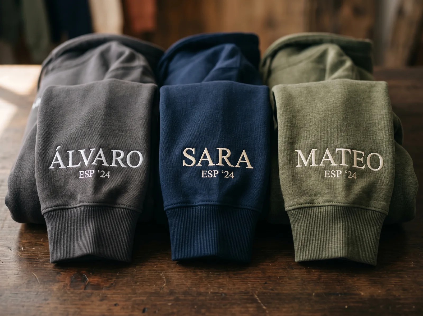 Sudaderas para campamentos y grupos juveniles en Murcia