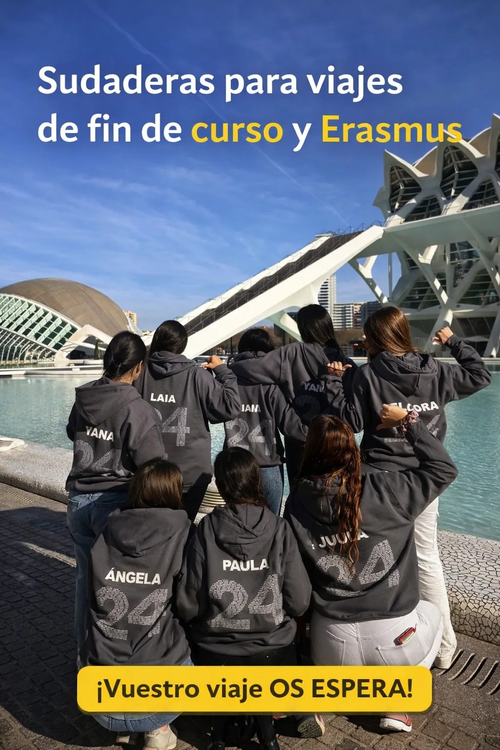 Sudaderas Erasmus en Murcia