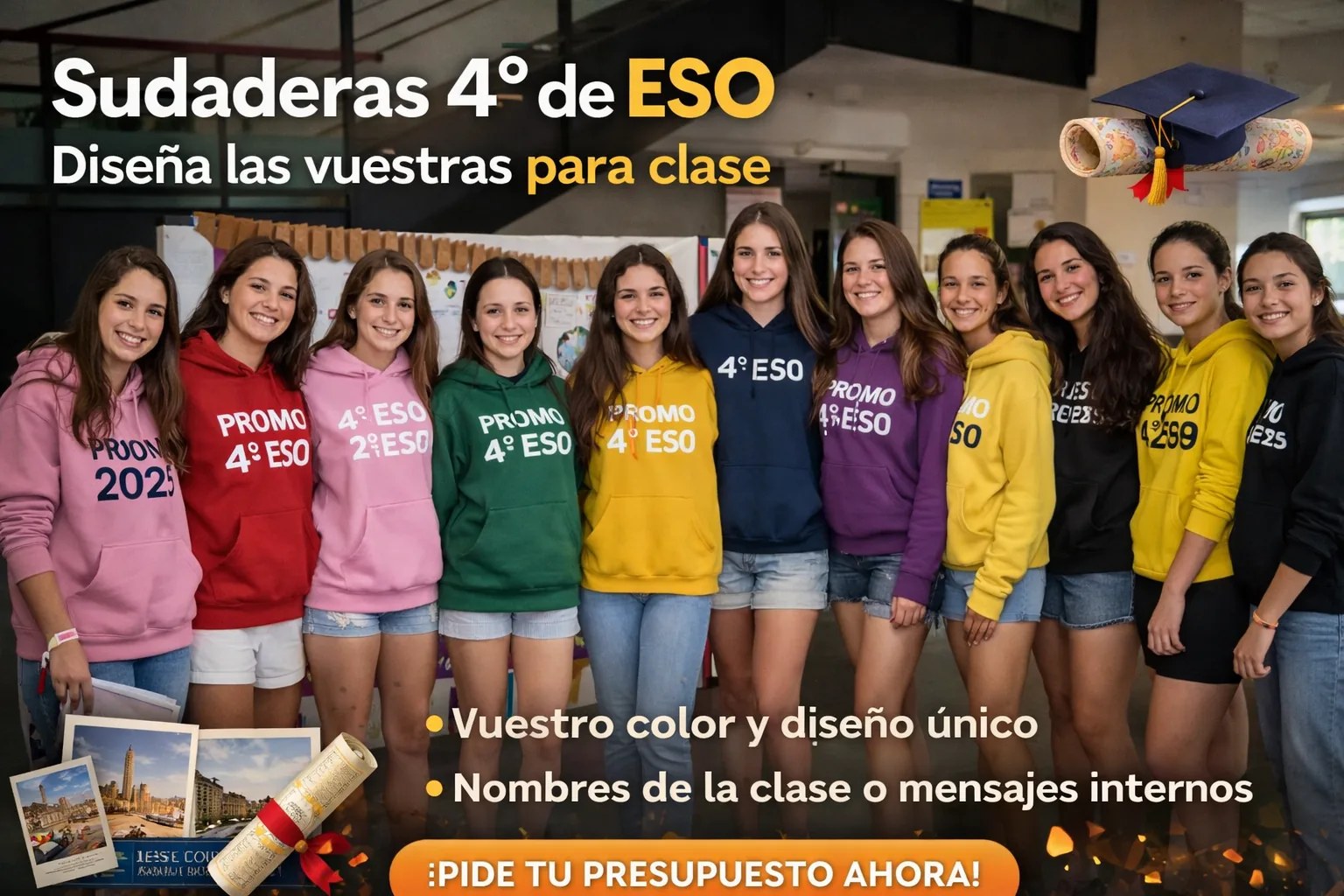 Sudaderas de 4.º ESO en Murcia