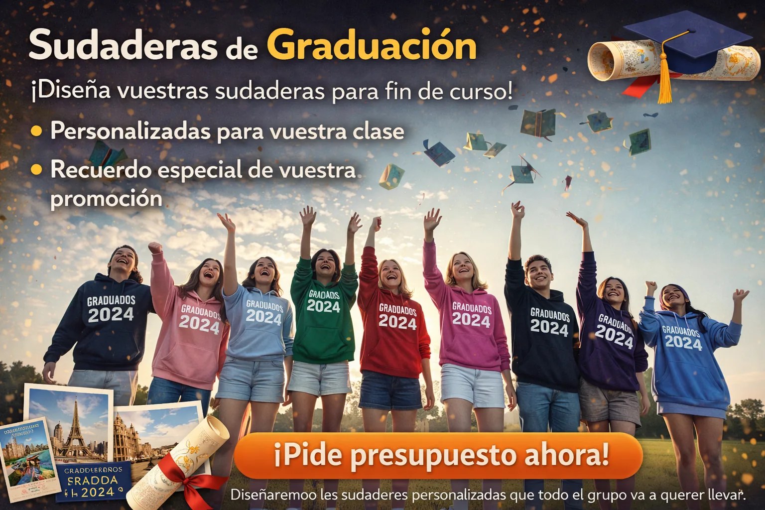 Sudaderas de graduación en Murcia