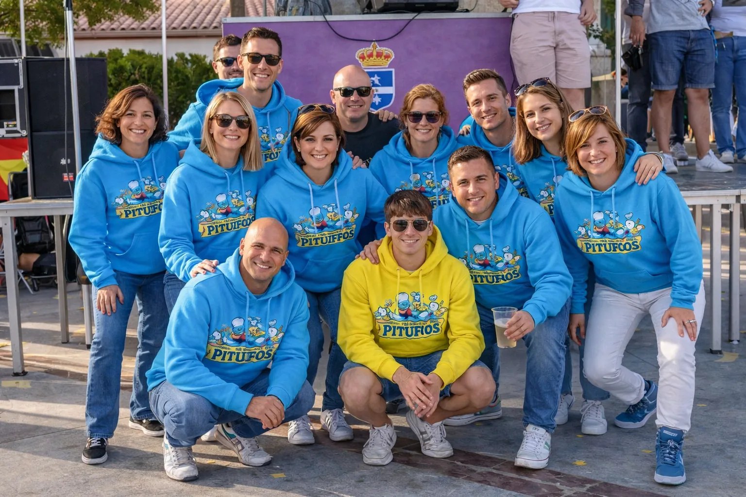 Sudaderas para peñas en Murcia